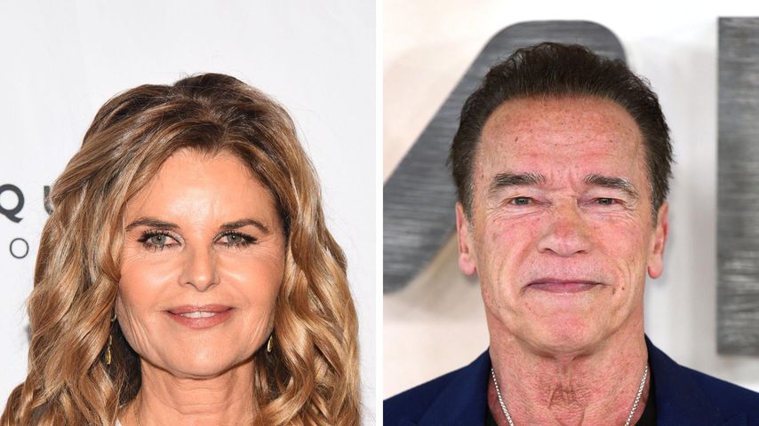 Collage: Maria Shriver und Arnold Schwarzenegger