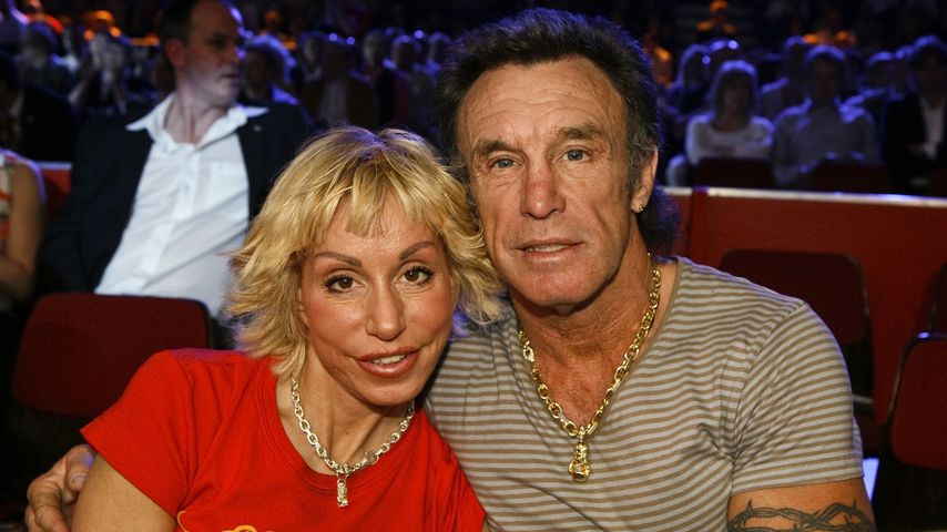 Maria und René Weller bei einem Boxkampf in Stuttgart