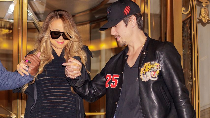 Eng und durchsichtig: Mariah Carey im heißen Dress unterwegs