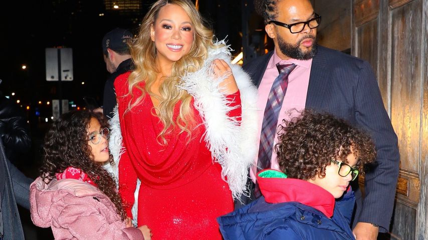 Mariah Carey mit ihren Kindern Monroe und Moroccan Dezember 2019
