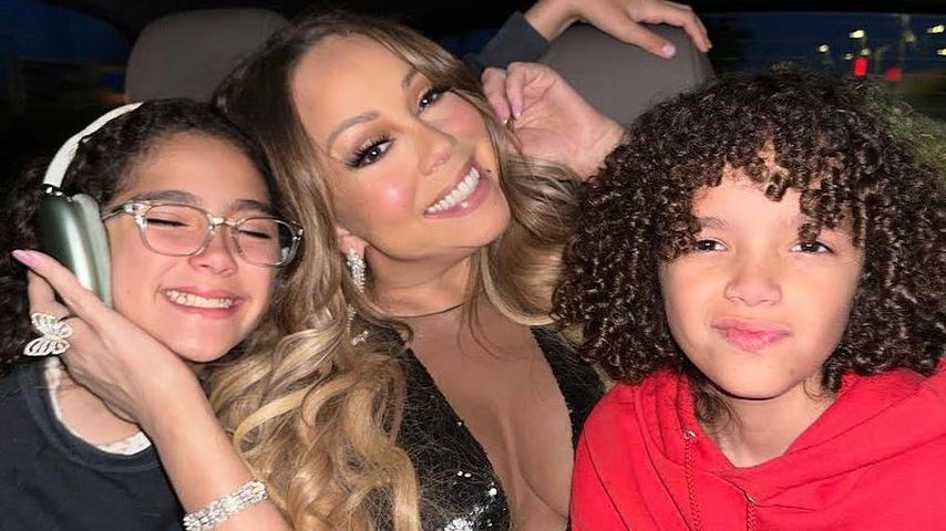 Mariah Carey mit ihren Zwillingen Monroe und Moroccan