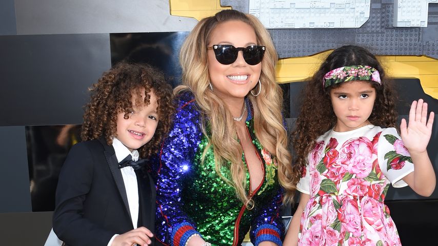 Mariah Carey mit ihren Zwillingen Moroccan und Monroe