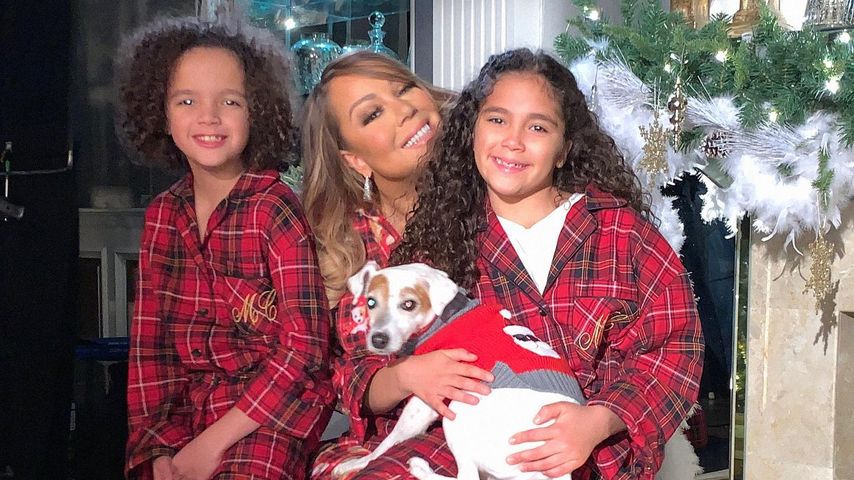 Mariah Carey mit ihren Zwillingen Moroccan und Monroe