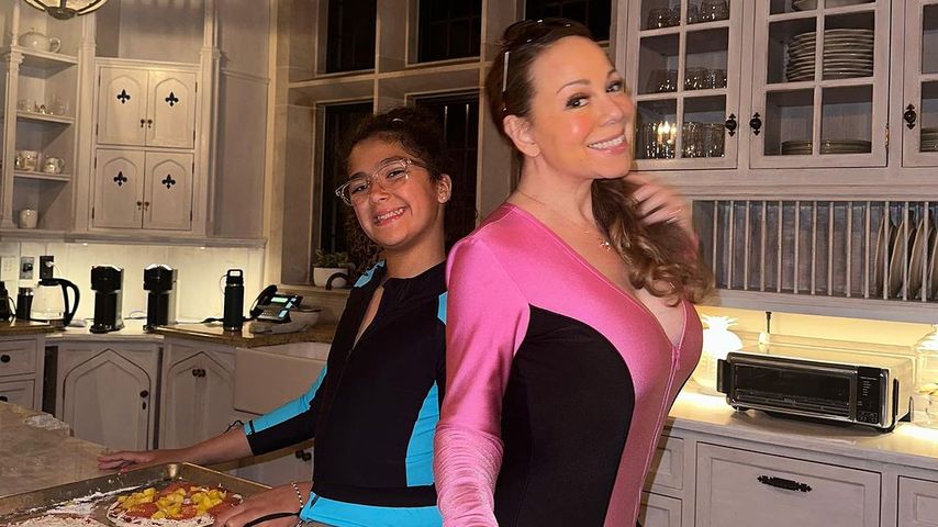 Mariah Carey mit ihrer Tochter Monroe im September 2023