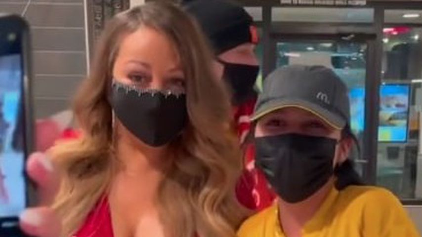 Mariah Carey bei McDonalds, 2021