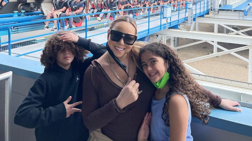 Mariah Carey genießt Zeit mit ihren Kindern im Freizeitpark