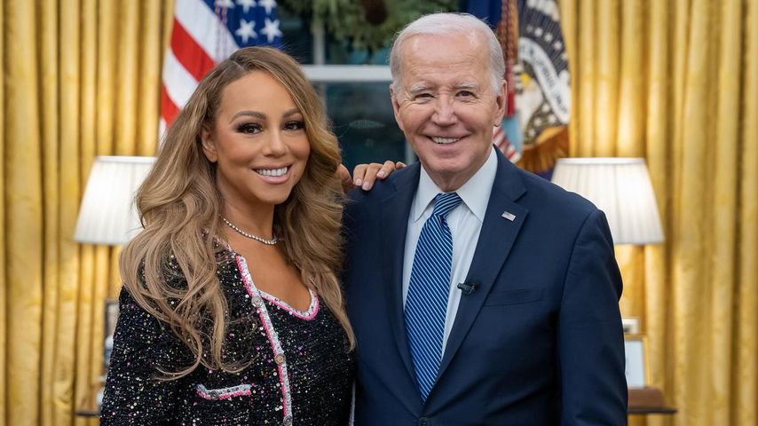 Mariah Carey und Joe Biden, Dezember 2023