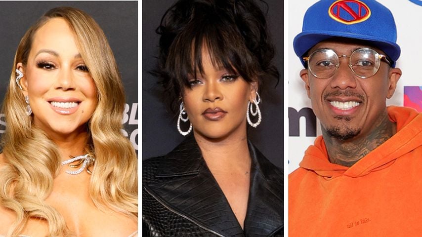 Mariah signierte Rihannas Brust: Nick Cannon findet's "heiß"