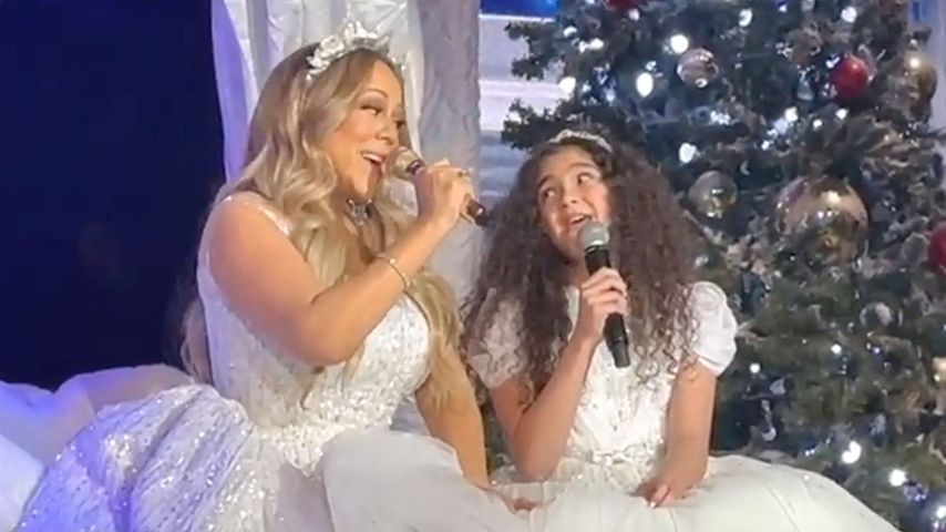 Mariah Carey und ihre Tochter Monroe im Dezember 2022