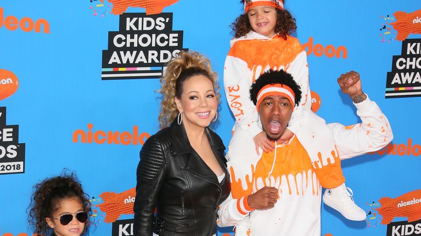 Mariah Carey und Nick Cannon mit ihren Kindern Monroe und Moroccan Scott