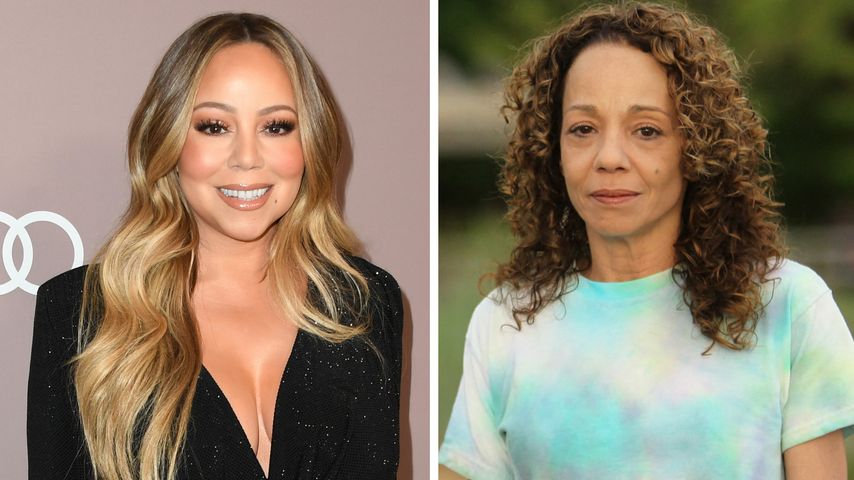 Collage: Mariah Carey und ihre Schwester Alison