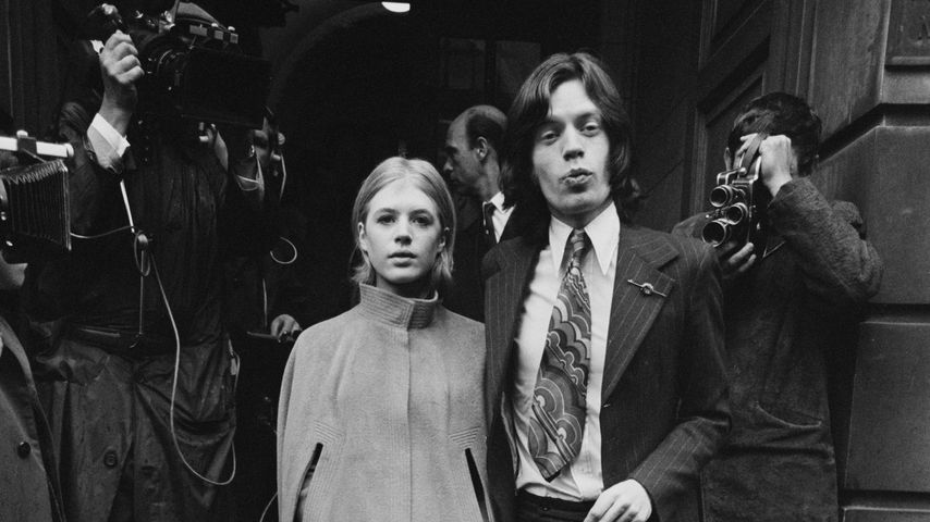 Marianne Faithfull und Mick Jagger im Jahr 1969