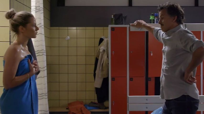 Marie (Cheyenne Pahde) und ihr Trainer Stefan Wiebrecht (Crisjan Zöllner) bei "Alles was zählt"