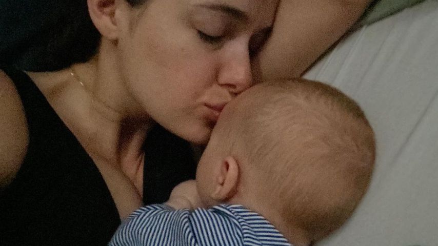 Marie Nasemann und ihr Sohn