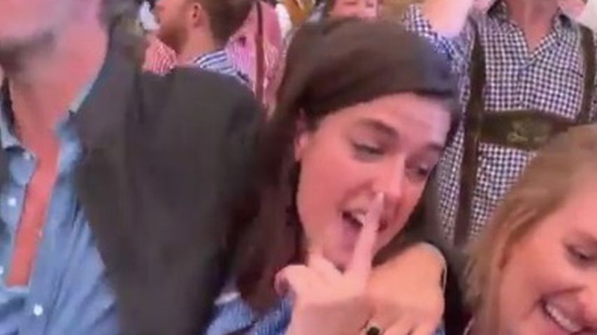 Marie Nasemann mit ihrem Freund (links) beim Oktoberfest 2019