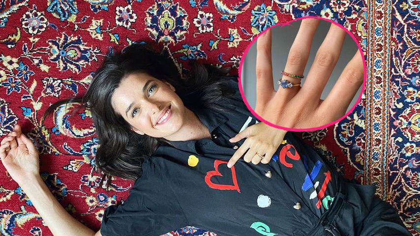 Symbol: Marie Nasemann hat einen Ring für ihr Regenbogenbaby