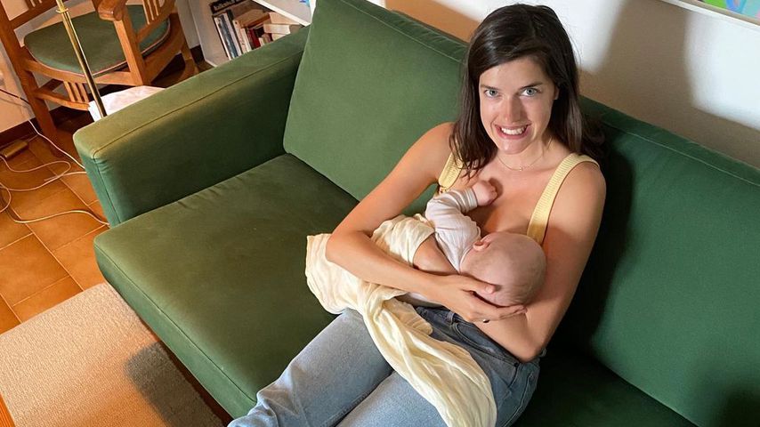 Marie Nasemann und ihr Sohn