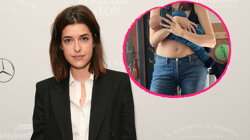 In Boyfriend-Jeans: Marie Nasemann zeigt After-Baby-Body!