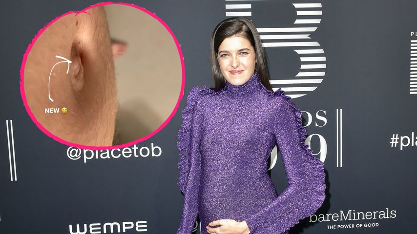 Beim Feiern: Schwangere Marie Nasemann tanzt Bauchnabel raus