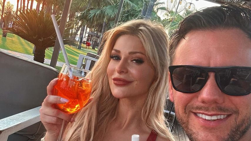 Schlagersängerin Marie Reim mit ihrem Freund Aleks