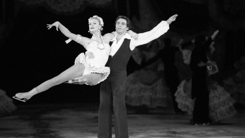 Marika Kilius und Hans-Jürgen Bäumler bei "Holiday on Ice" im Jahr 1979