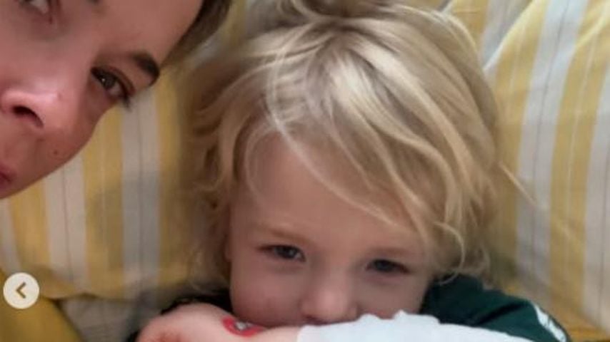Marina Hoermanseder mit ihrem Sohn Fritzi