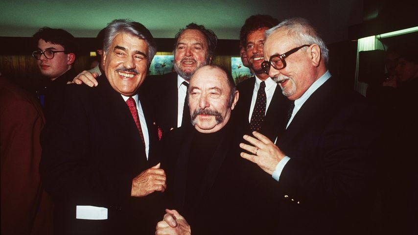 Mario Adorf, Will Quadflieg, Heinz Schubert, Dieter Wedel und Hans Korte (v.l.n.r.)