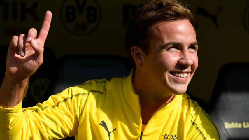 Mario götze bei einem Fußballspiel in Dortmund im Oktober 2018