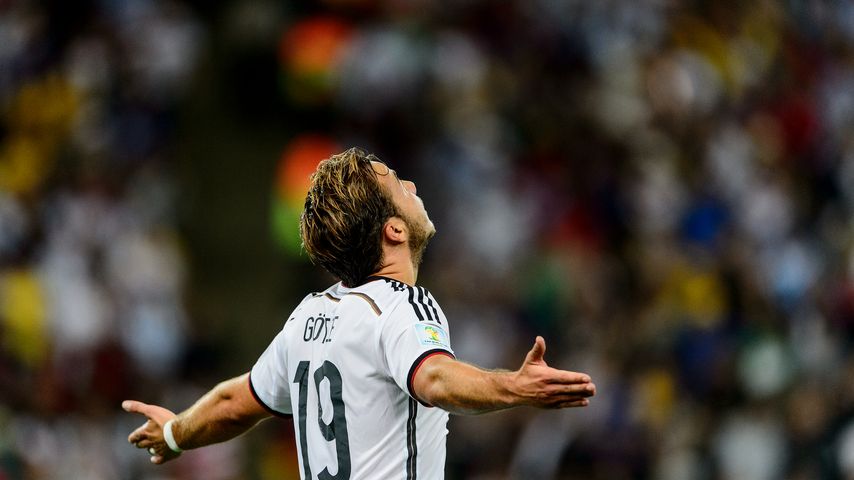 Mario Götze nach seinem Siegtor bei der WM 2014