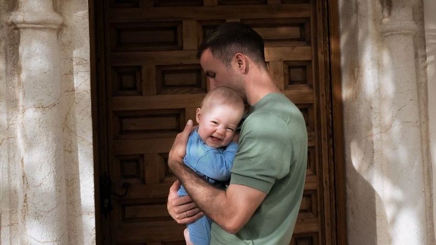 Mario Götze mit seiner Tochter Gioia