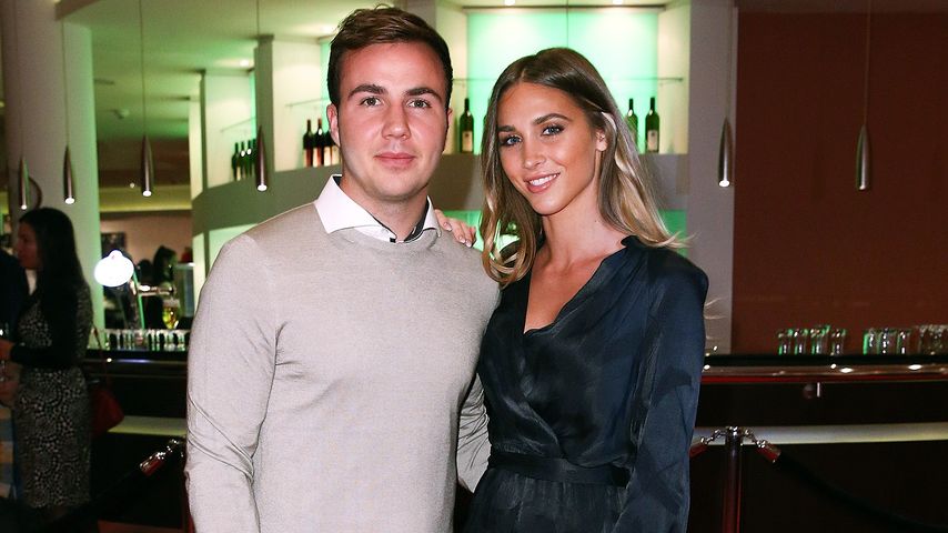Mario Götze und Ann-Kathrin Götze im November 2017