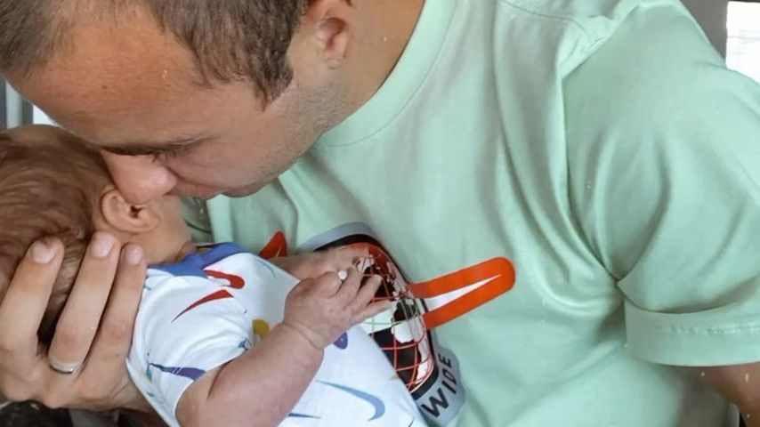 Mario Götze und Baby Rome