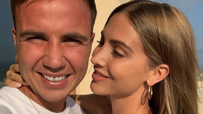 Mario Götze und seine Ehefrau Ann-Kathrin