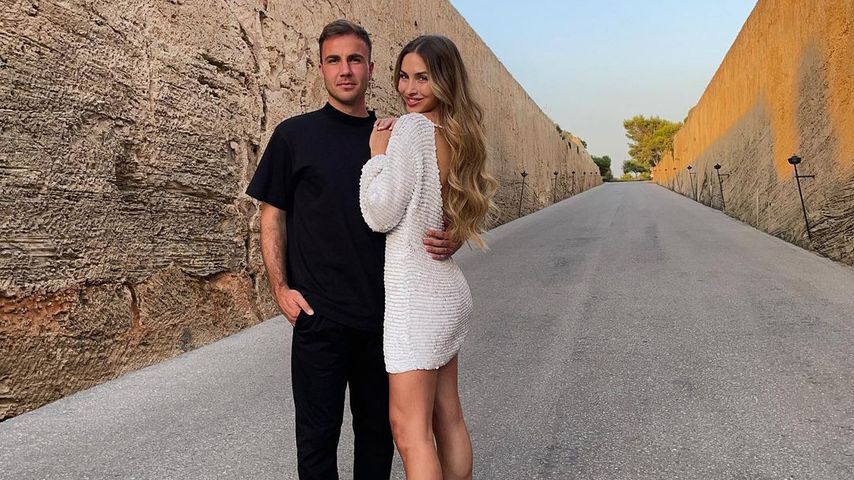 Mario Götze und seine Frau Ann-Kathrin auf Mallorca im Juni 2021