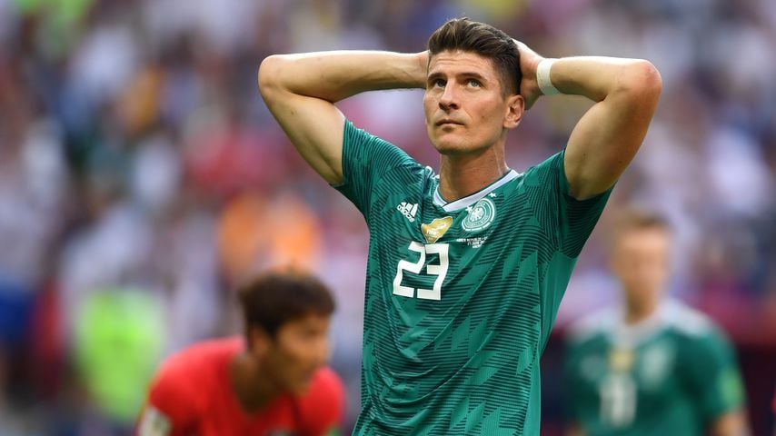 Mario Gomez nach dem WM-Spiel gegen Südkorea 2018