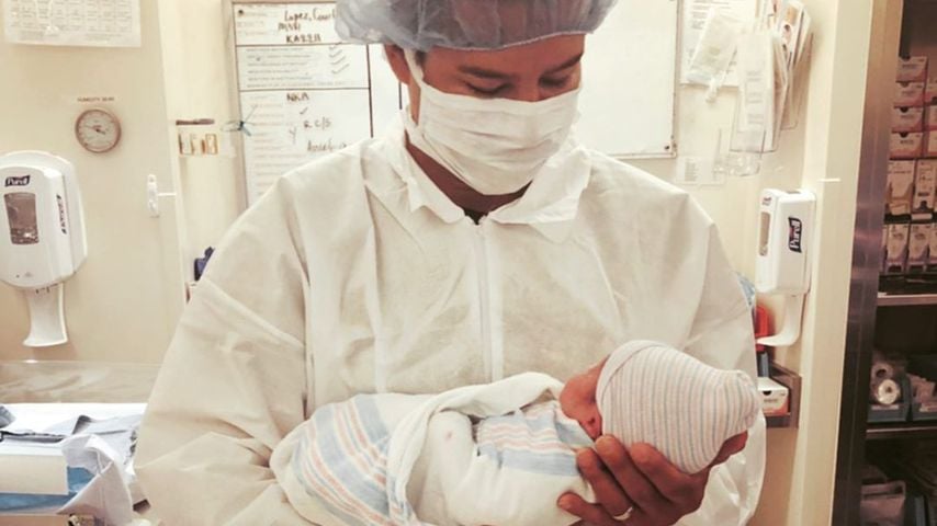Mario Lopez mit seinem Sohn Santino Rafael Lopez