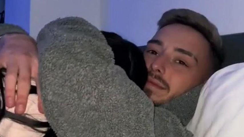 Mario Novembre und seine Freundin im Februar 2023