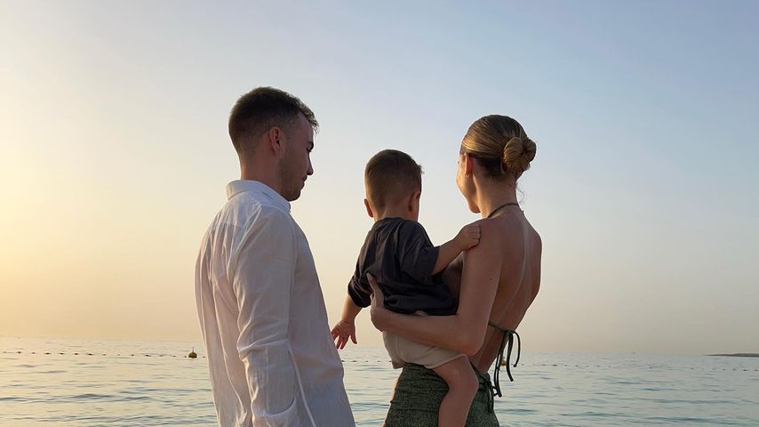 Mario, Rome und Ann-Kathrin Götze im März 2022