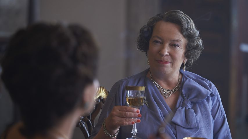 Marion Bailey als Elizabeth Bowes-Lyon in der Netflix-Serie "The Crown"
