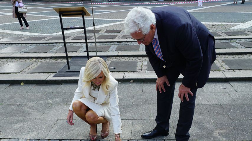 Marion Fedder und Hauptpastor Alexander Röder im September 2020 in Hamburg