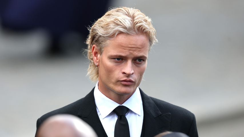 Marius Borg Høiby bei der Trauerfeier für König Harald V in Oslo
