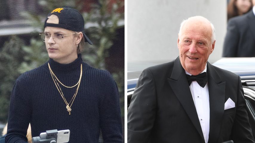 Marius Borg Høiby und König Harald V.