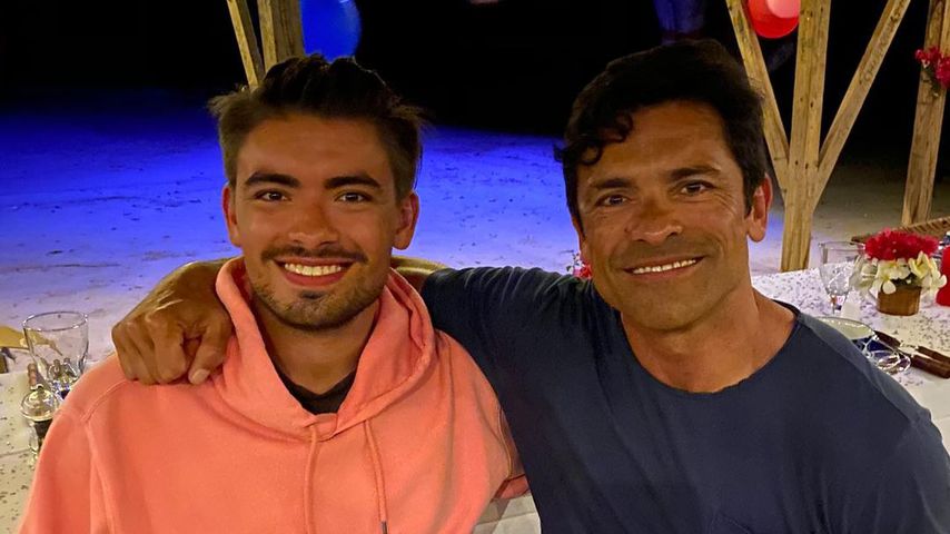 Mark Consuelos und sein Sohn Michael Joseph