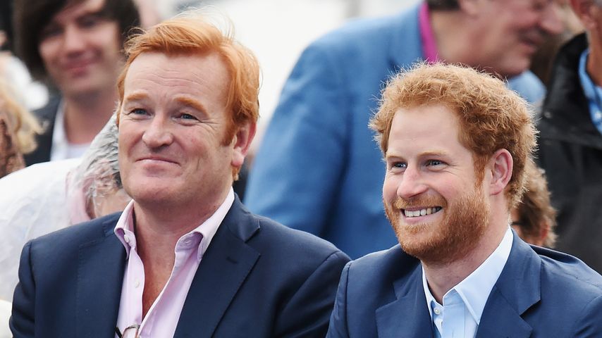 Mark Dyer und Prinz Harry bei einem Event in London im Juni 2016