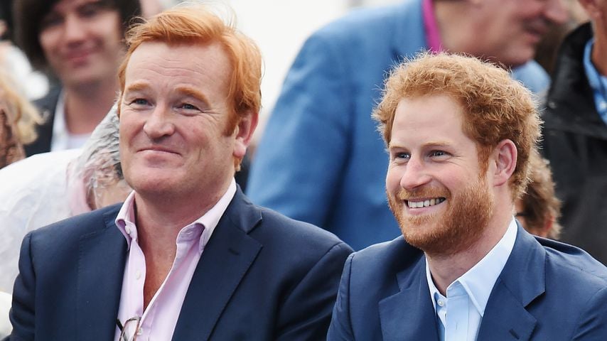 Mark Dyer und Prinz Harry in London, 2016