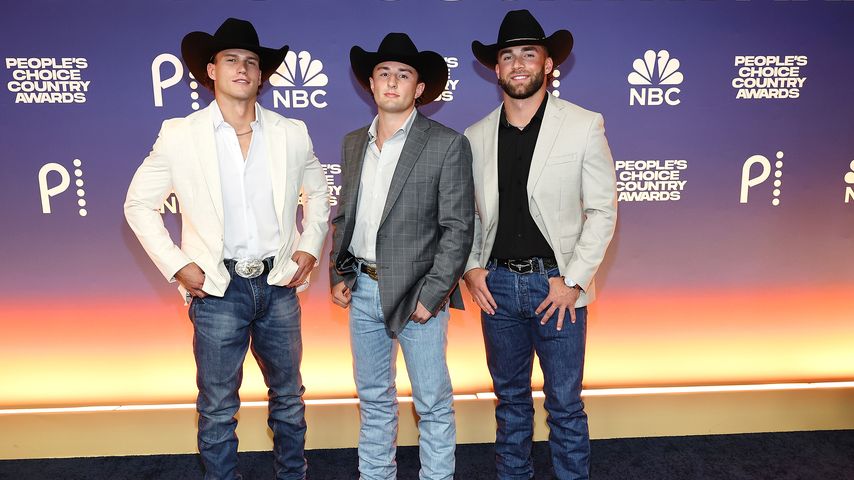 Mark Estes, Kade Wilcox und Kaleb Campbell Winterburn im September 2024