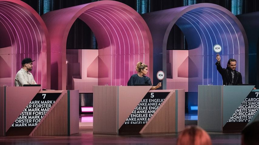 Mark Forster, Anke Engelke und Riccardo Simonetti