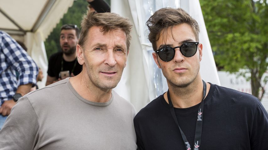 Mark Keller mit seinem Sohn Aaron