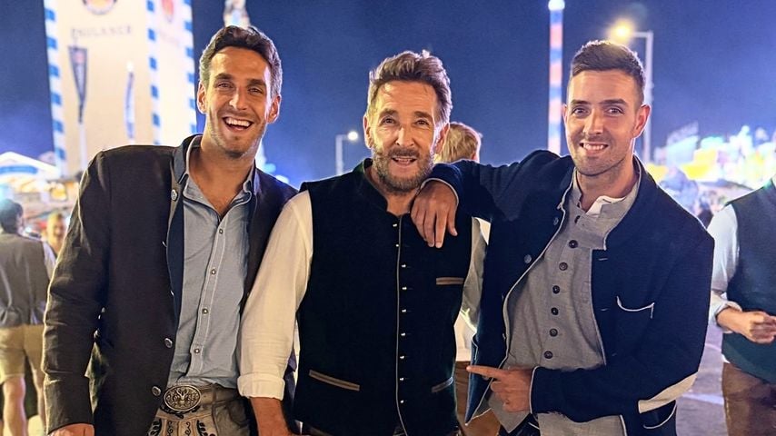 Ohne Alk: Mark Keller feiert mit Söhnen auf dem Oktoberfest
