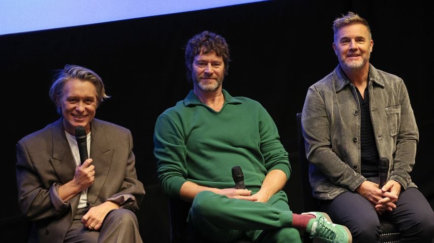 Mark Owen, Howard Donald und Gary Barlow kündigen die Take-That-Tour "The Circus Live" 2026 im Soho Hotel in London an